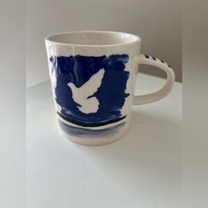 Anthropologie Coffee Mug Hotel Magique Dove Bird Melange | Collectible